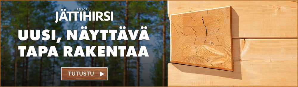 Jättihirsi banneri Pellopuu